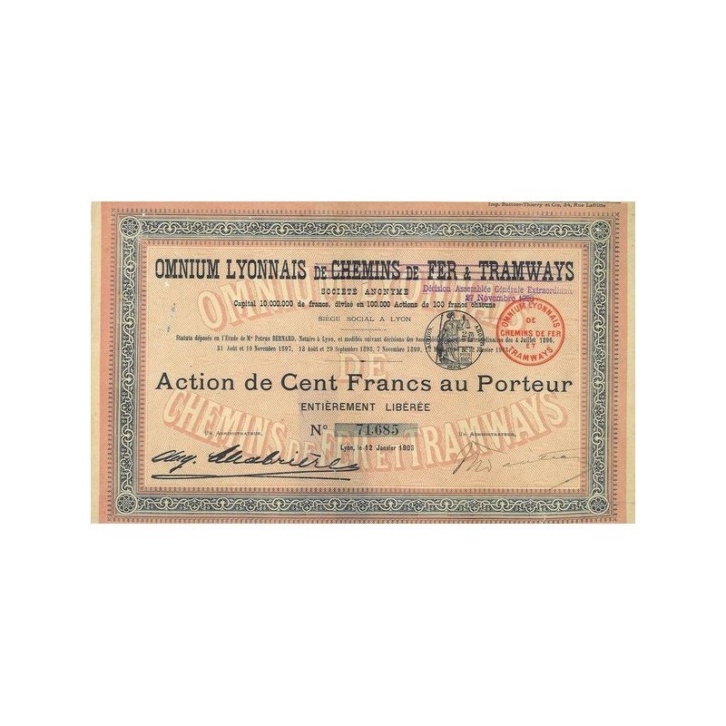 Omnium Lyonnais des Chemins de Fer et Tramways