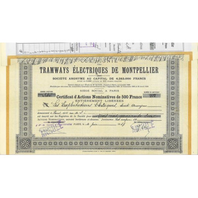 Cie des Tramways Electriques de Montpellier