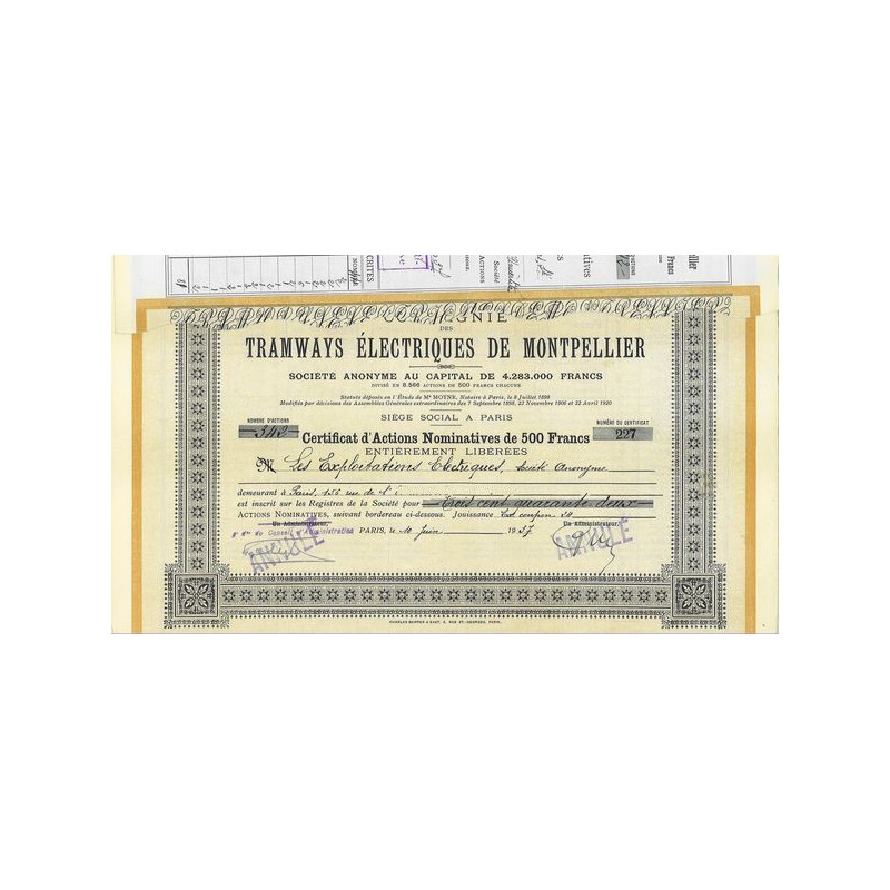 Cie des Tramways Electriques de Montpellier