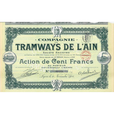 Cie des Tramways de l'Ain (Act)