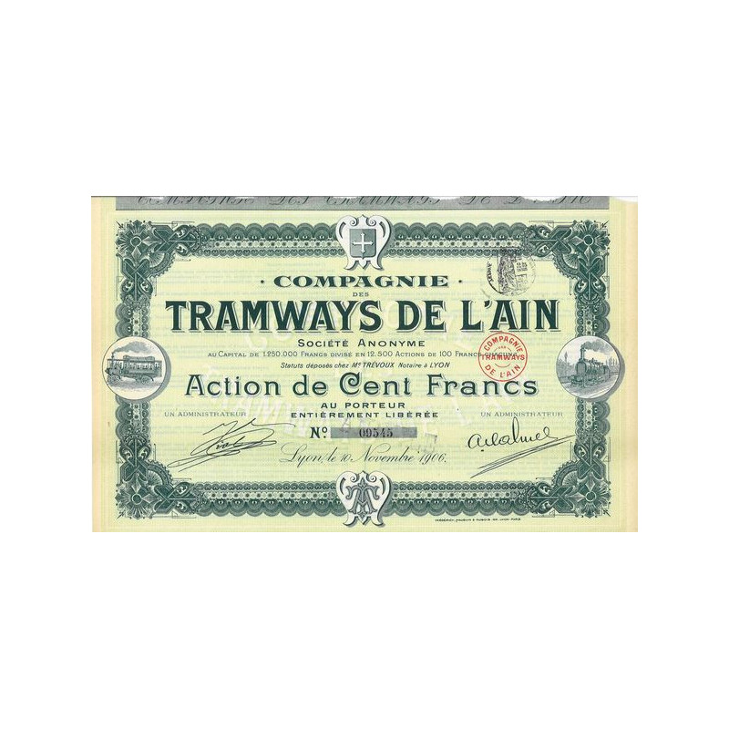 Cie des Tramways de l'Ain (Act)