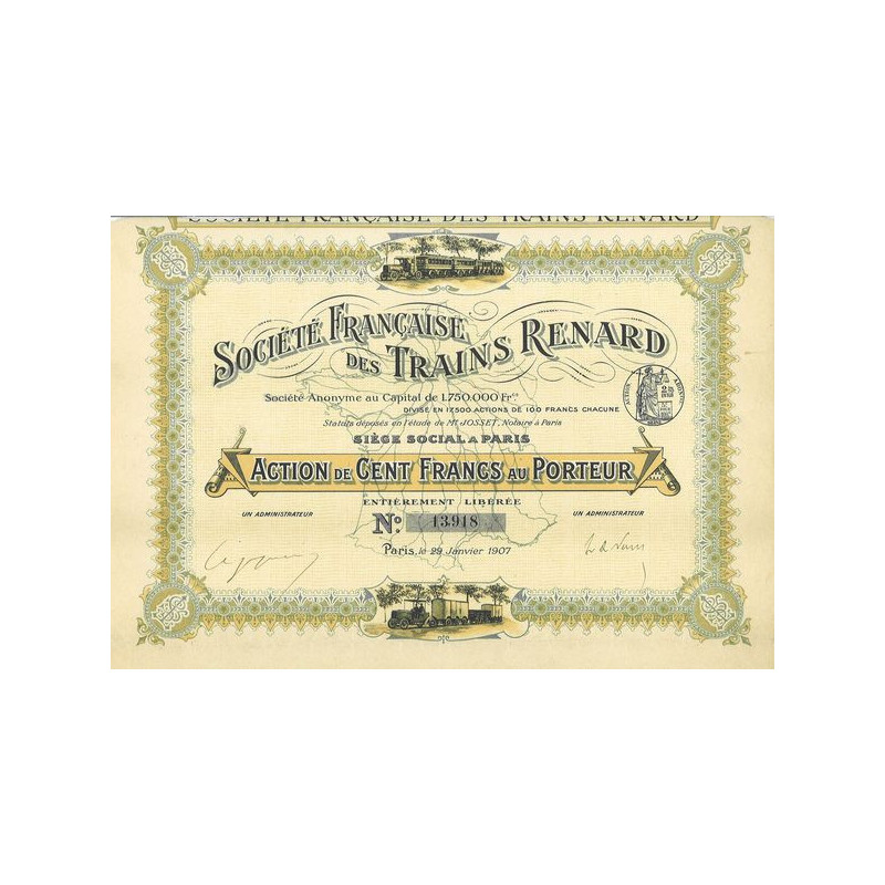 Sté Française des Trains Renard