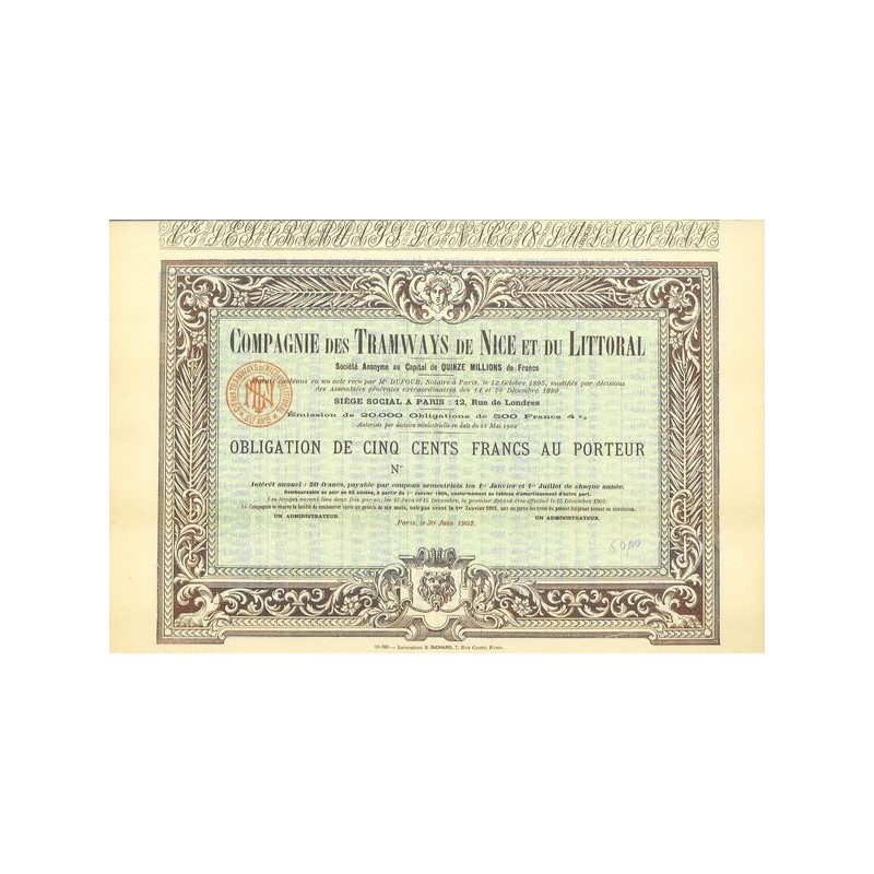 Cie des Tramways de Nice et du Littoral