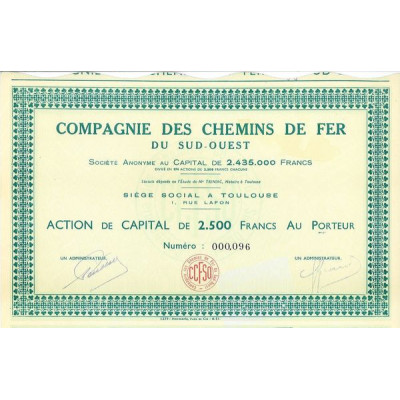 Cie des Chemins de Fer du Sud-Ouest