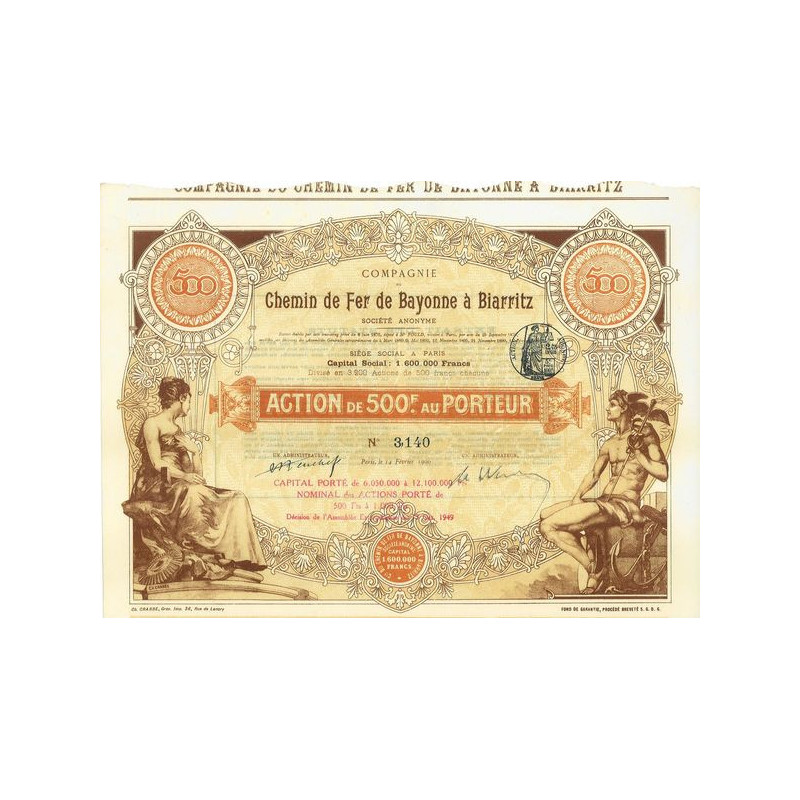 Cie du Chemin de Fer de Bayonne à Biarritz