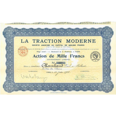 La Traction Moderne