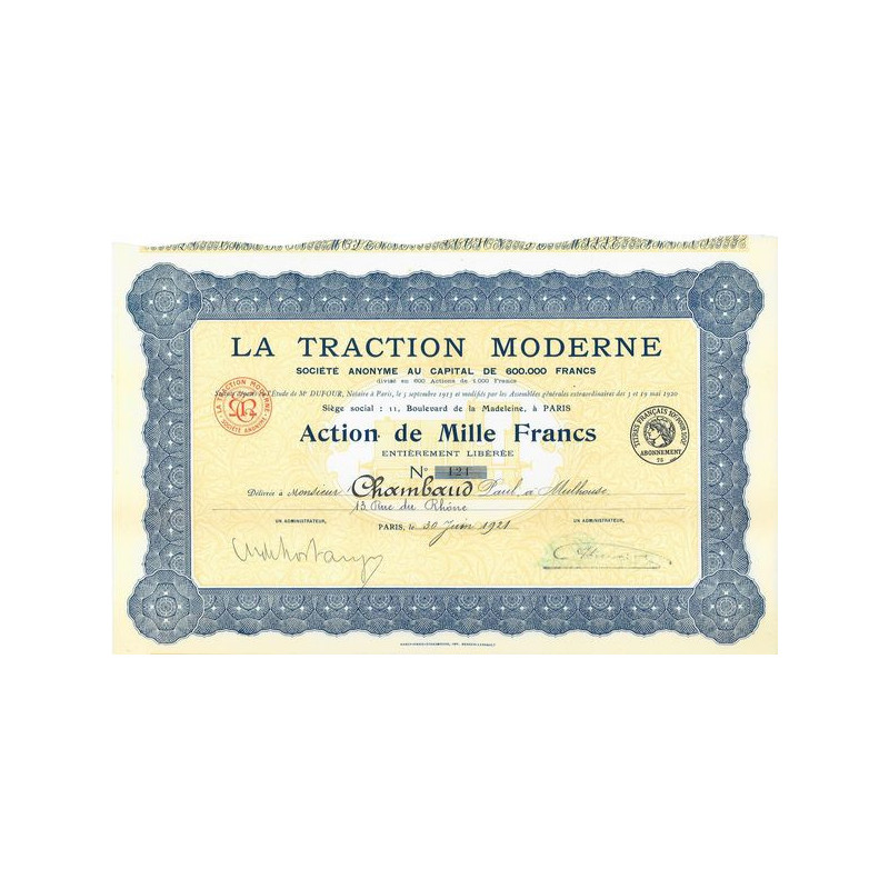 La Traction Moderne
