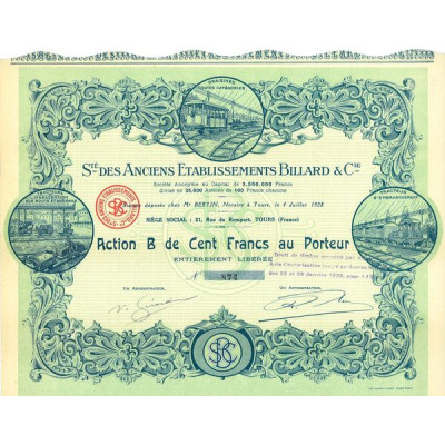 Sté des Anciens Ets Billard & Cie