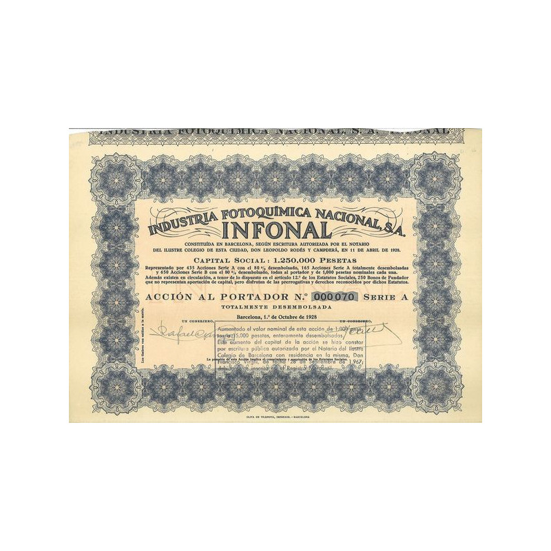 Industria Fotoquimica Nacional S.A. INFONAL