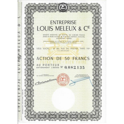 Ets Louis Meleux & Cie (Act 50 F)