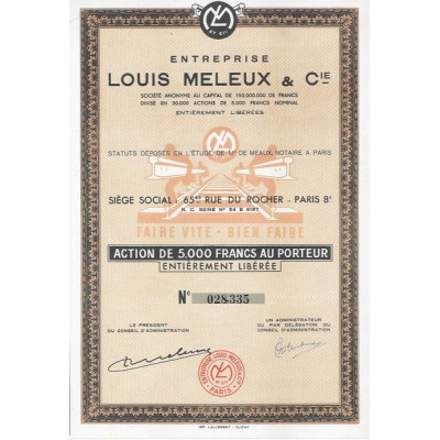 Ets Louis Meleux & Cie (Act 5000 F)