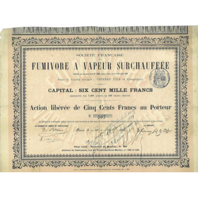 Sté Française de Fumivore à Vapeur Surchauffée