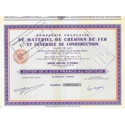 Cie Française de Matériel de Chemins de Fer et Générale de Construction - Titan Coder