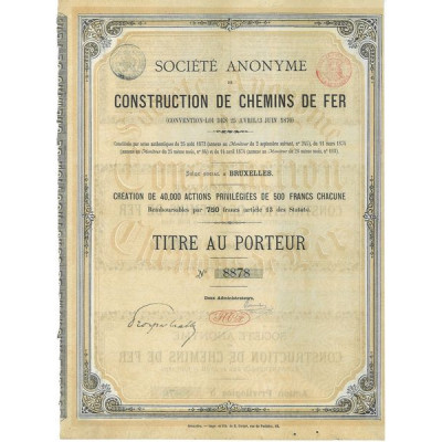 S.A. de Construction de Chemins de Fer