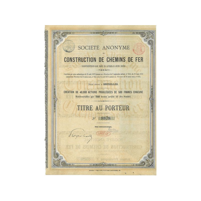 S.A. de Construction de Chemins de Fer