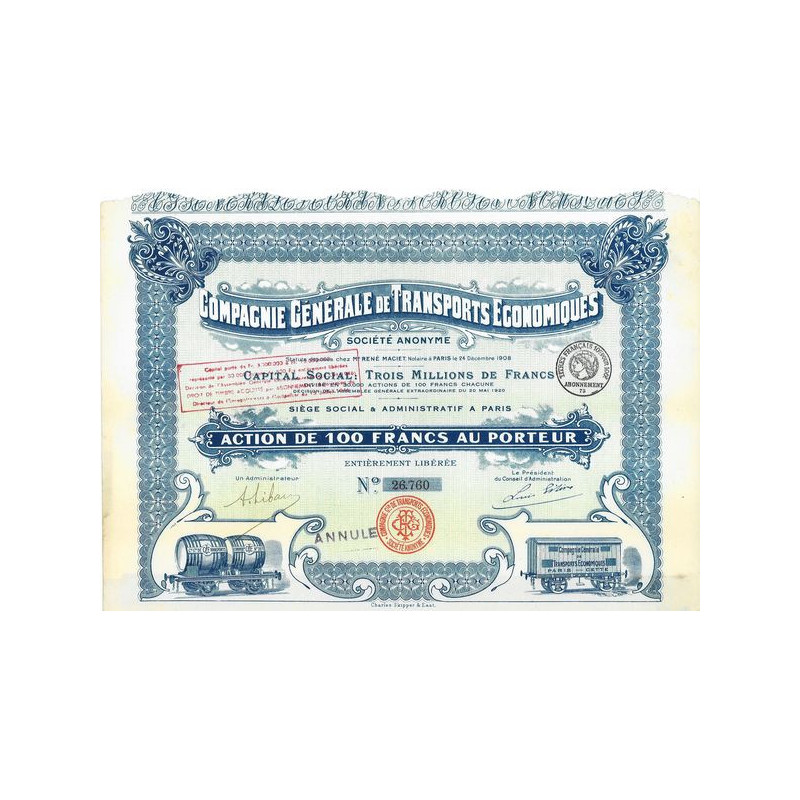 Cie Gale de Transports Economiques