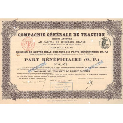 Cie Gale de Traction (PB (O.P.))
