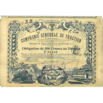 Cie Gale de Traction (Obl)
