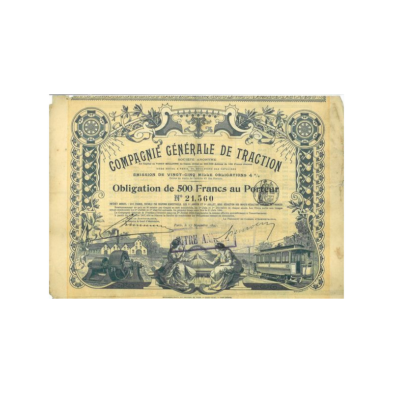 Cie Gale de Traction (Obl)