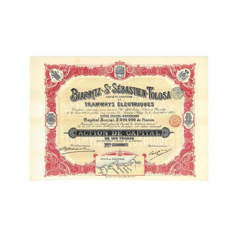 Biarritz-St Sébastien-Tolosa S.A. de Tramways Electriques