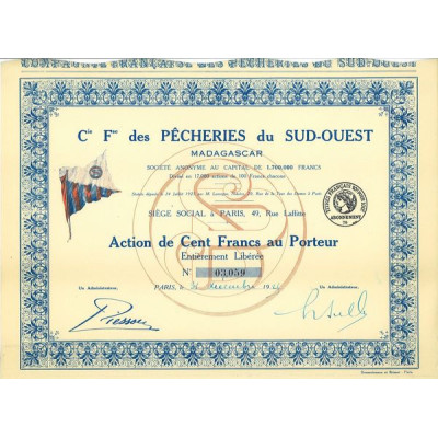 Cie Française des Pêcheries du Sud-Ouest