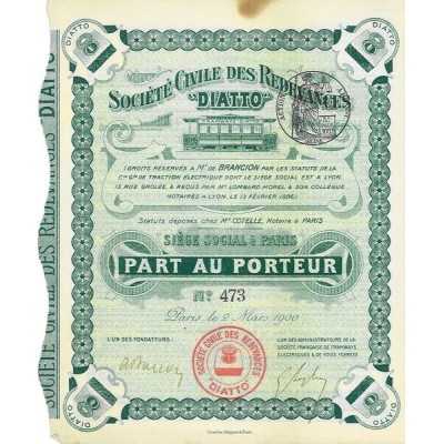 Société Civile des Redevances "Diatto"