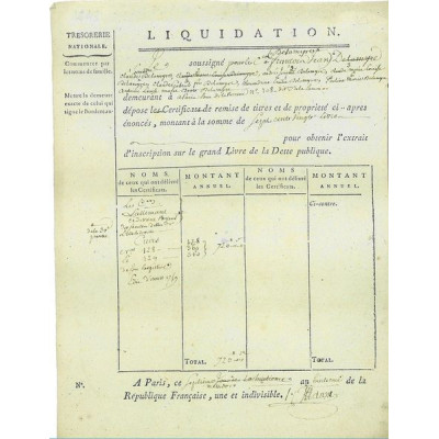 Inscription sur le Grand Livre de la Dette Publique - Trésorerie Nationale