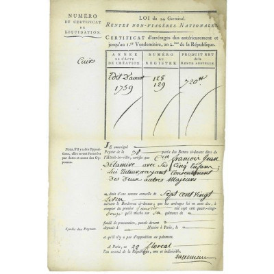 Rente non viagère Nationale