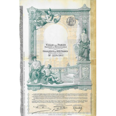 Ville de Paris Emprunt du Métropolitain