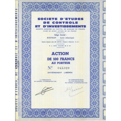Société d'Etudes de Contrôle et d'Investissements