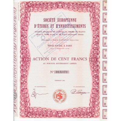 Société Européeene d'Etudes et d'Investissements