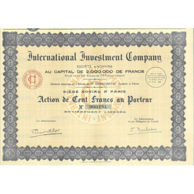 International Investment Company