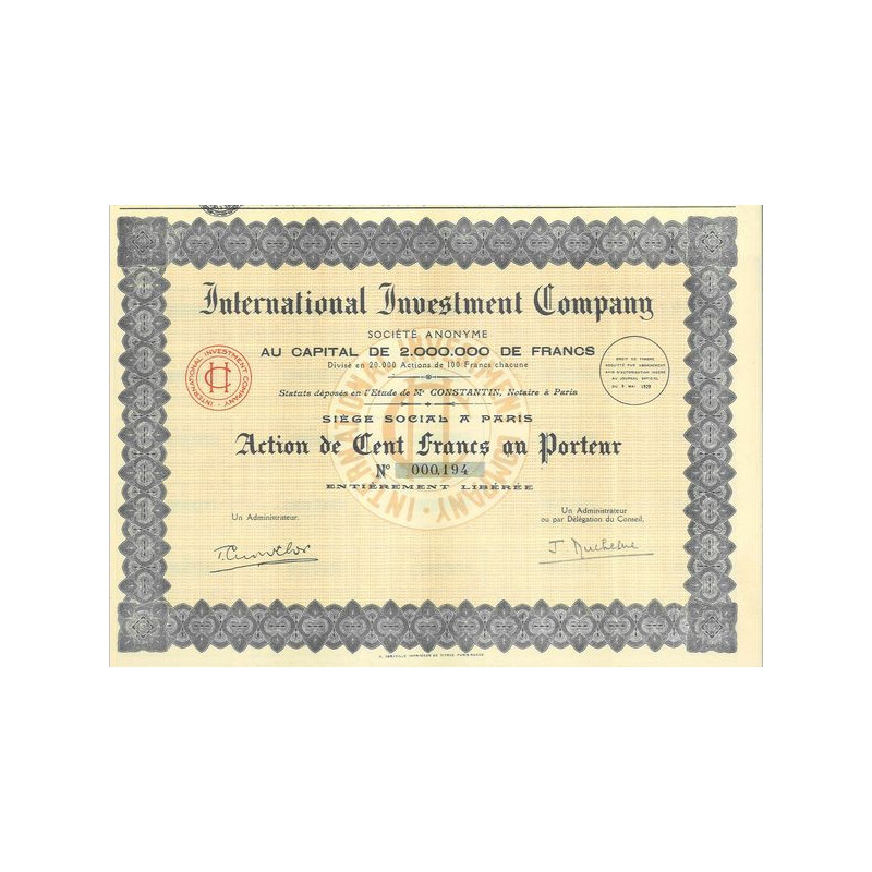 International Investment Company