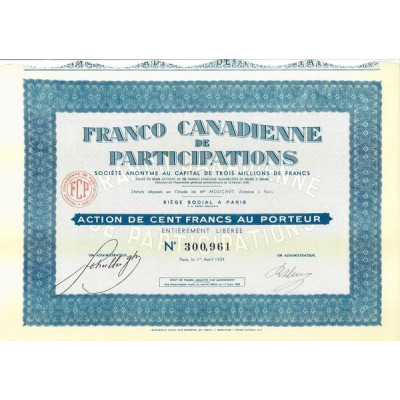 Franco Canadienne de Participations