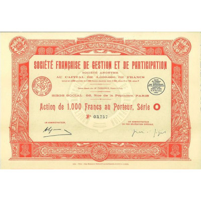 Société Française de Gestion et de Participation