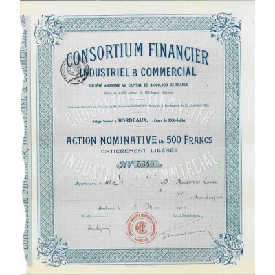 Consortium Financier Industriel & Commercial