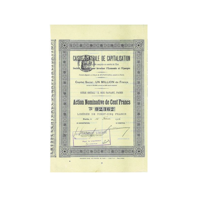 Caisse Centrale de Capitalisation pour Favoriser l'Economie et l'Epargne