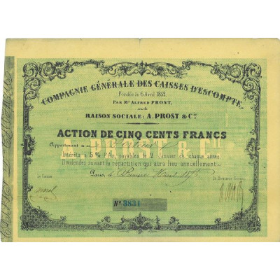 Compagnie Générale des Caisses d'Escompte