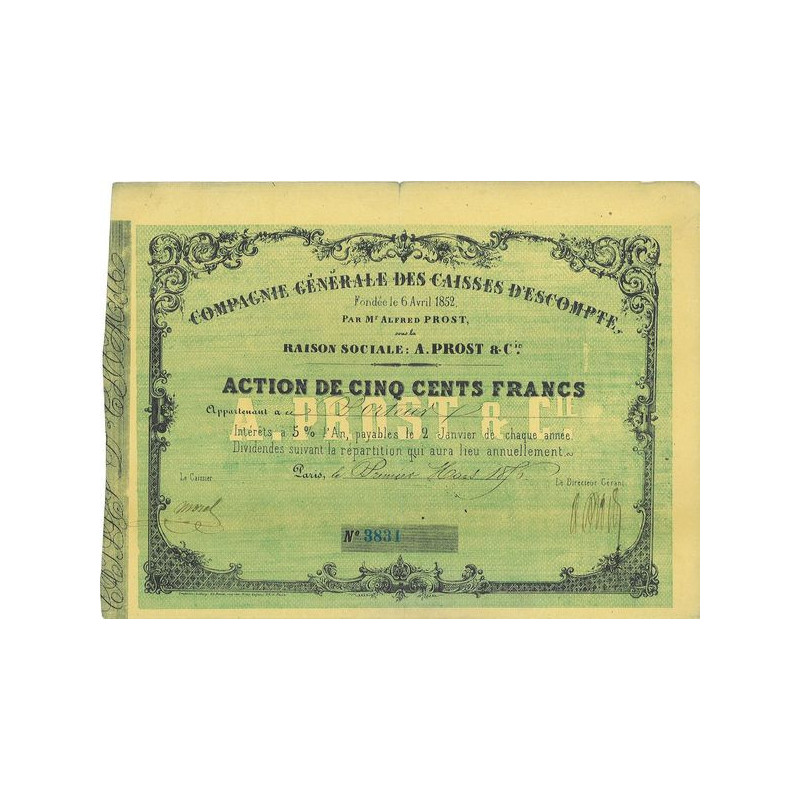 Compagnie Générale des Caisses d'Escompte