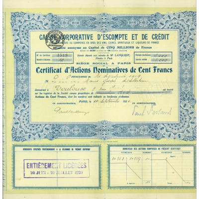 Caisse Corporative d'Escompte et de Crédit