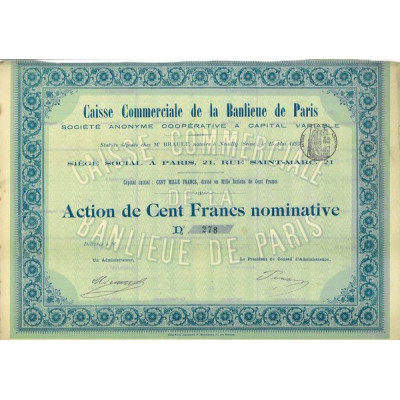 Caisse Commerciale de la Banlieue de Paris