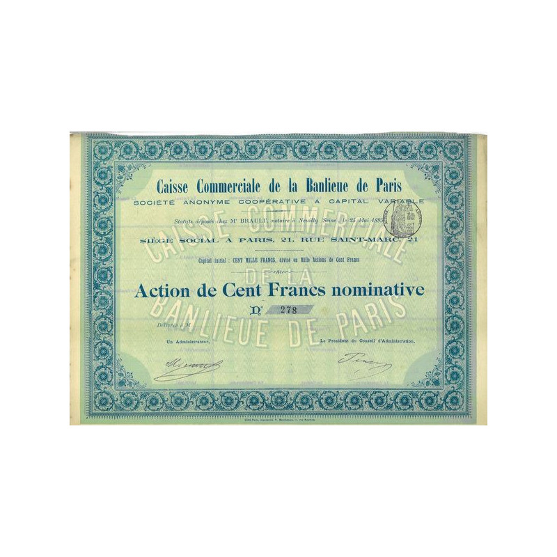 Caisse Commerciale de la Banlieue de Paris