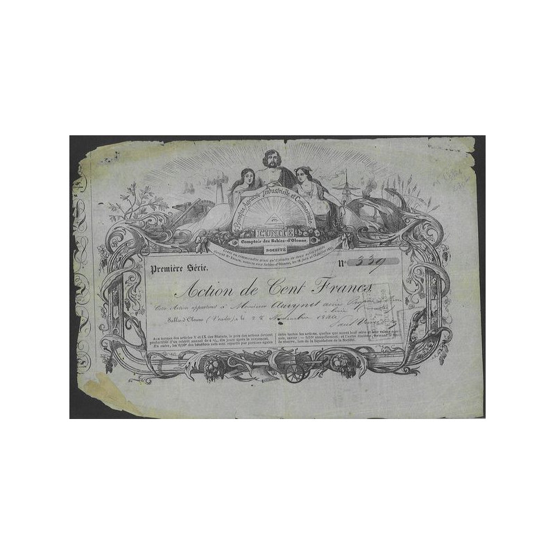 L'Unité - Comptoir des Sables d'Olonne - Banque Agricole Industrielle et Commerciale