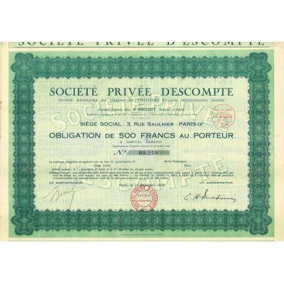 Société Privée d'Escompte