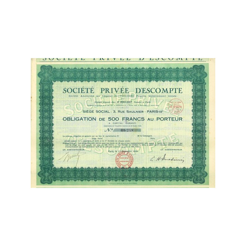 Société Privée d'Escompte