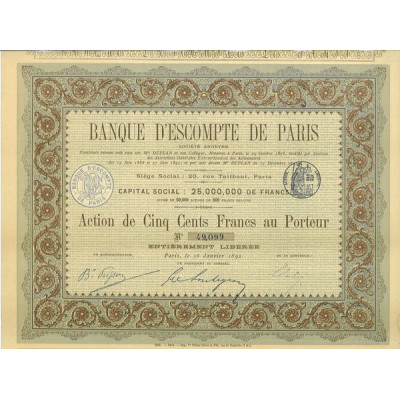 Banque d'Escompte de Paris