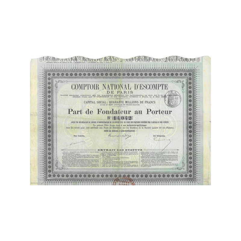 Comptoir National d'Escompte de Paris (PF)