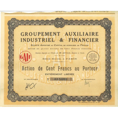 Groupement Auxiliaire Industriel & Financier
