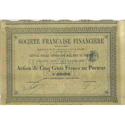 Société Française Financière