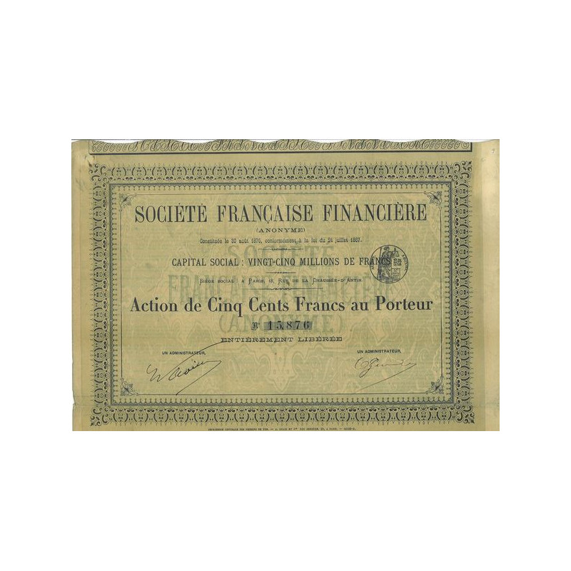 Société Française Financière
